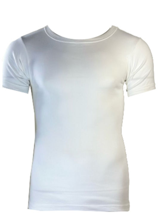 La Dima Men's Undershirts in Alb Color 1Pachet