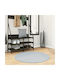 vidaXL Huarte Rug Round Blue