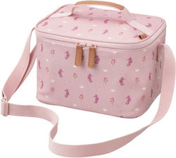 Fresk Hand Lunch Bag Pink 18x15x23cm