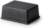 Leonardo Butter Dish Black