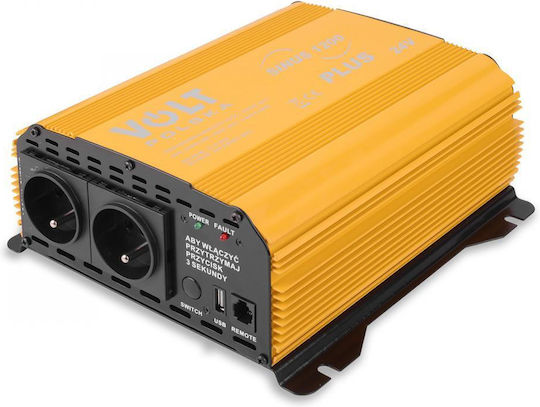 Volt Polska Inverter Αυτοκινήτου 1200W για 12V DC