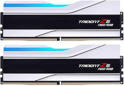 G.Skill Trident Z5 Neo RGB 32GB DDR5 RAM with 2 Modules (2x16GB) and 6400 Speed for Desktop