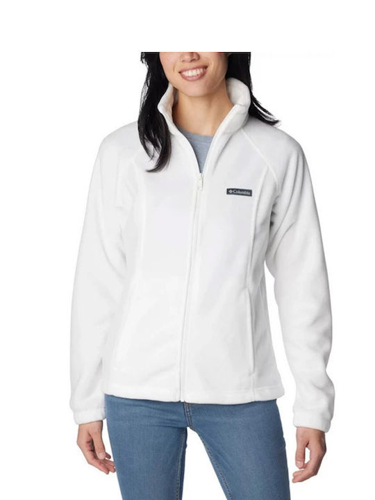 Columbia Women's Fleece Cardigan White