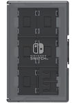 Hori Officially Licensed Game Card Case για Switch σε Μαύρο χρώμα