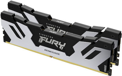 Kingston Fury Renegade RGB 96GB DDR5 RAM with 2 Modules (2x48GB) and 6000 Speed for Desktop