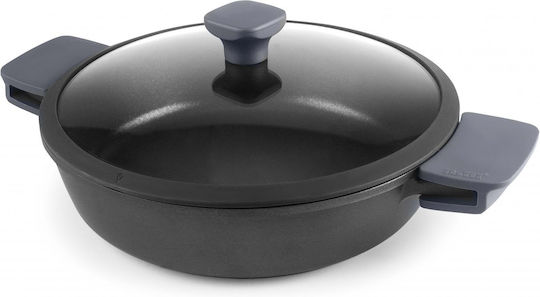 Ibili Flacher Topf aus Aluminium 2.3Es / 24cm