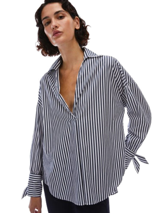 Pennyblack Women's Striped Long Sleeve Shirt