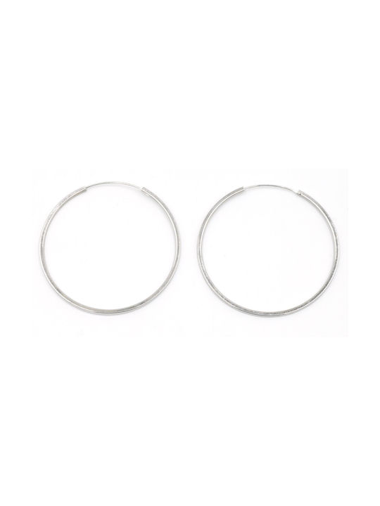 Poco Loco Earrings Hoops made of Silver