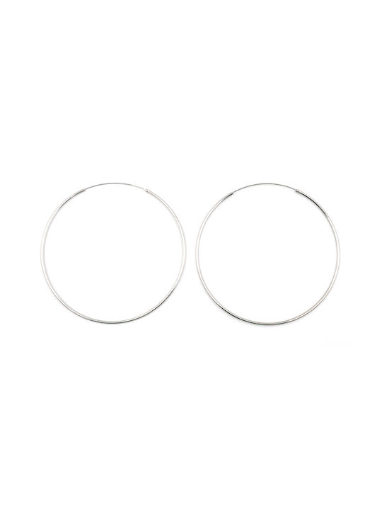 Poco Loco Earrings Hoops made of Silver