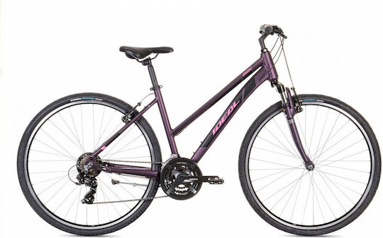 Ideal Moovic 28" 2024 Doamnă Negru Bicicletă Trekking cu 21 Viteze
