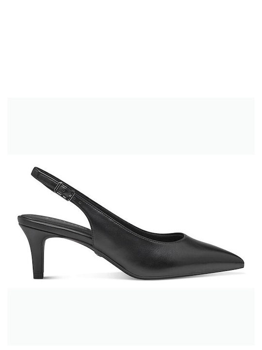 Tamaris Synthetic Leather Black Medium Heels