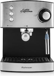 Rohnson Automatic Espresso Machine 850W Pressure 20bar Silver