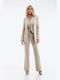 Freestyle Women's Beige Suit in Regular Fit