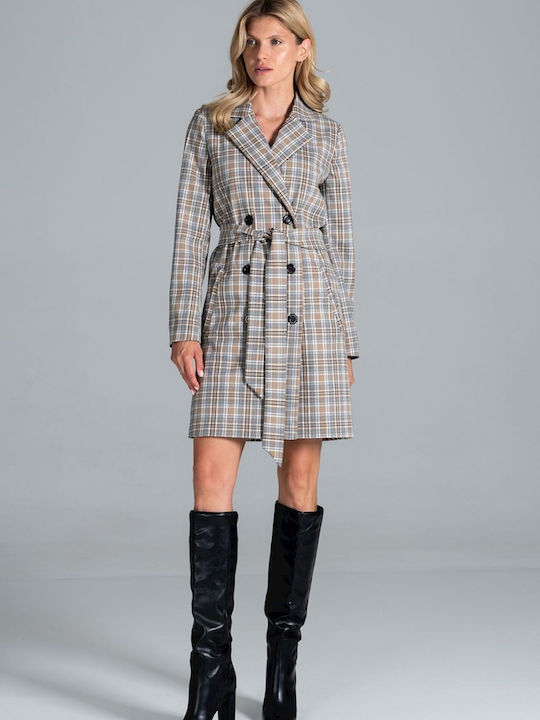 Figl Women's Midi Coat with Belt