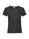 Fruit of the Loom Kinder-T-Shirt Schwarz