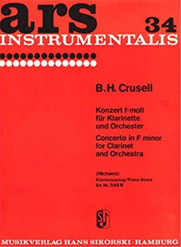 Sikorski Crusell - Concerto In F Minor Op.5 Παρτιτούρα για Πνευστά / Ορχήστρα / Πιάνο