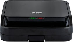 Gruppe JT-S221 750W για 2 Τοστ Μαύρη
