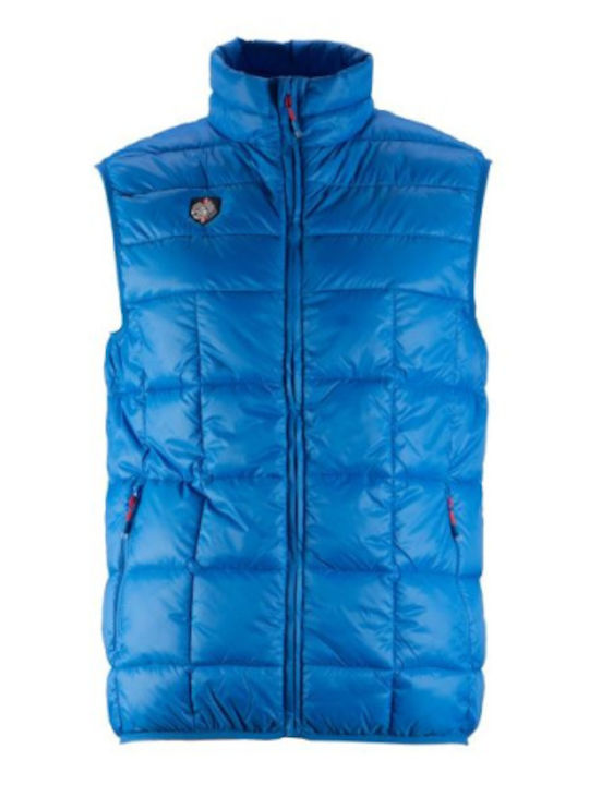 GTS Moda Italia Bărbați Vestă de siguranță Albastru GTS Moda Italia Bărbați Vestă de siguranță Albastru