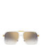 Carrera Unisex Sunglasses With Transparent Horn-Rimmed Frame And Grey Gradient Lens 01/S 900/FQ
