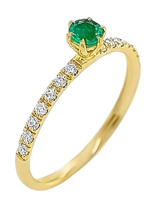 Xryseio Femeie Inel cu Diamant din Aur 18K