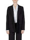 Sandro Ferrone Lang Damen Blazer Schwarz