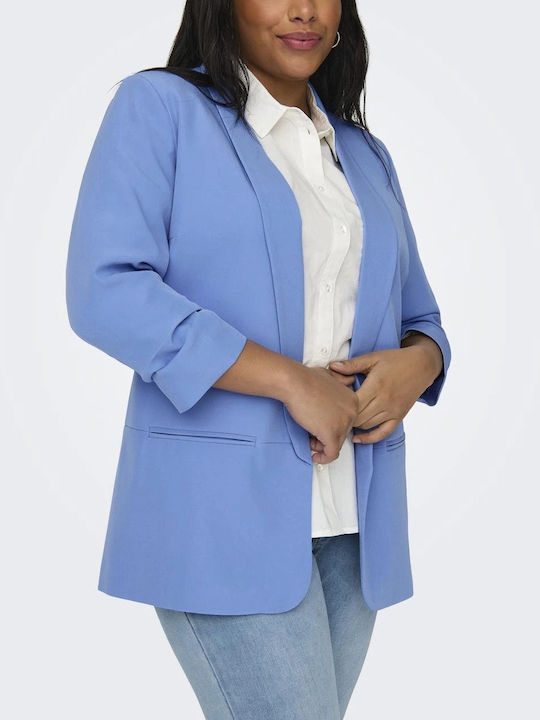 Only Lung Blazer pentru femei Sacou Albastru