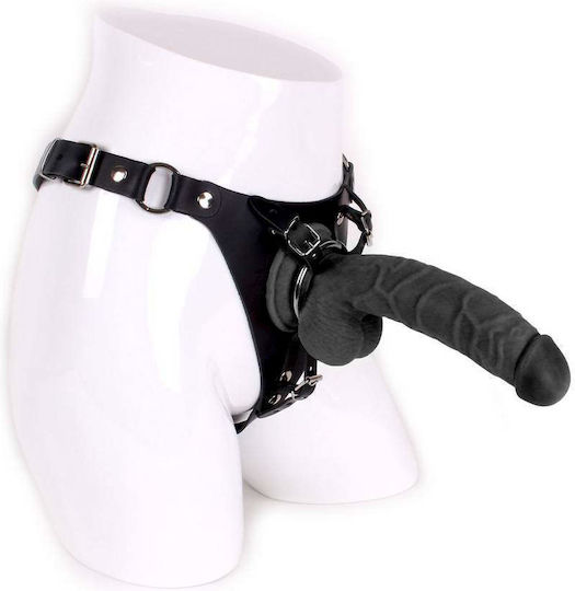 Kiotos Cox Curele Cu Dildo Fără Bretele Cu Dildo În Culoare Neagră