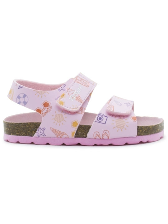 Kickers Kinder Sandalen Summerkro Anatomisch Rosa