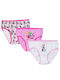 Setino Set of Kids' Briefs Pink