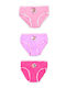 Setino Set of Kids' Briefs Pink