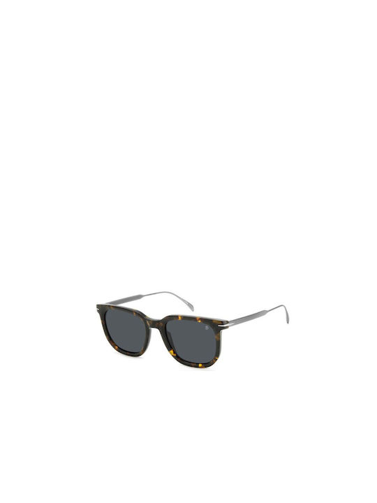 David Beckham Sonnenbrillen mit Braun Schildkröte Rahmen und Gray Linse DB 7119/S 4HU/IR