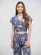 Inart Damen Top Strand Blau