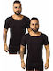 Herren Unterhemden ΜΑΥΡΟ 2Packung