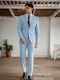 Hugo Boss Men's Suit Blue