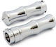 MCS Motorradlenkergriffe in Silber Farbe