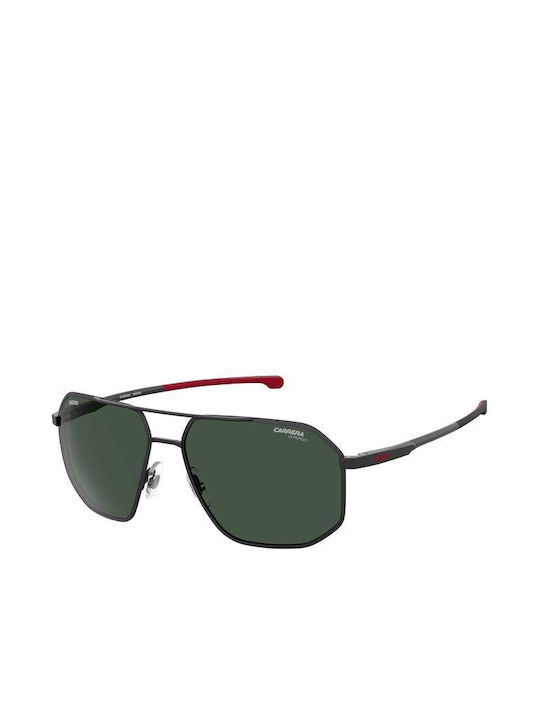 Carrera Men's Sunglasses with Black Metal Frame and Green Lens 037/S 003/QT