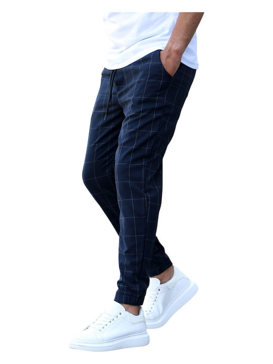 madmext Men's Trousers BLUE