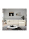 Fora Ecke Sofa Ecru 296x185x66cm