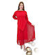 Brak Maxi Kleid Red