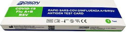 Boson Sars-cov-2 Influenza A/b & Rsv Rapid Test Covid, Γρίπης & RSV 1τμχ Boson Sars-cov-2 Influenza A/b & Rsv Rapid Test Covid, Γρίπης & RSV 1τμχ