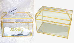 Faitakis Pack Κουτί Ευχών Γάμου Χρυσό 24cm Faitakis Pack Κουτί Ευχών Γάμου Χρυσό 24cm