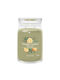 Yankee Candle Scented Soy Candle Jar with Scent Sage & Citrus Green 9.3x15.7cm 1pcs