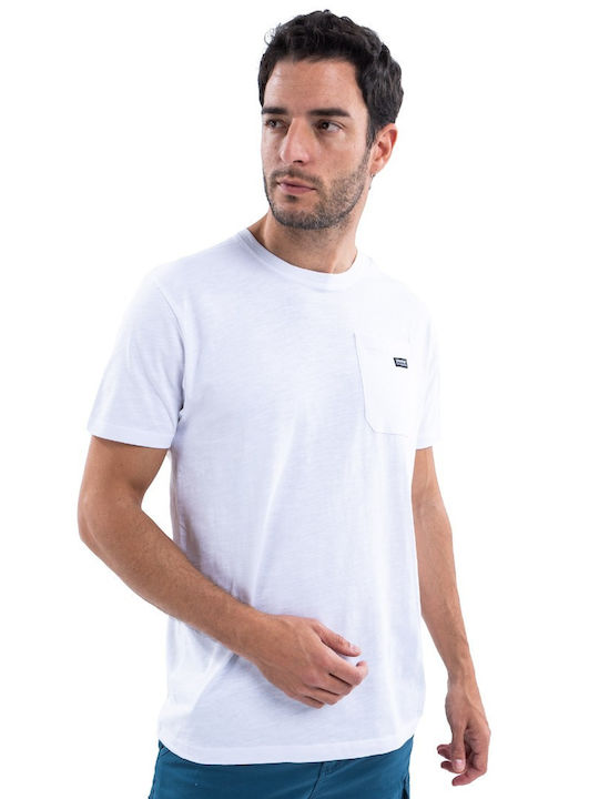 District75 Men's Short Sleeve Blouse White