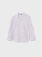 Mayoral Kids Striped Shirt Beige