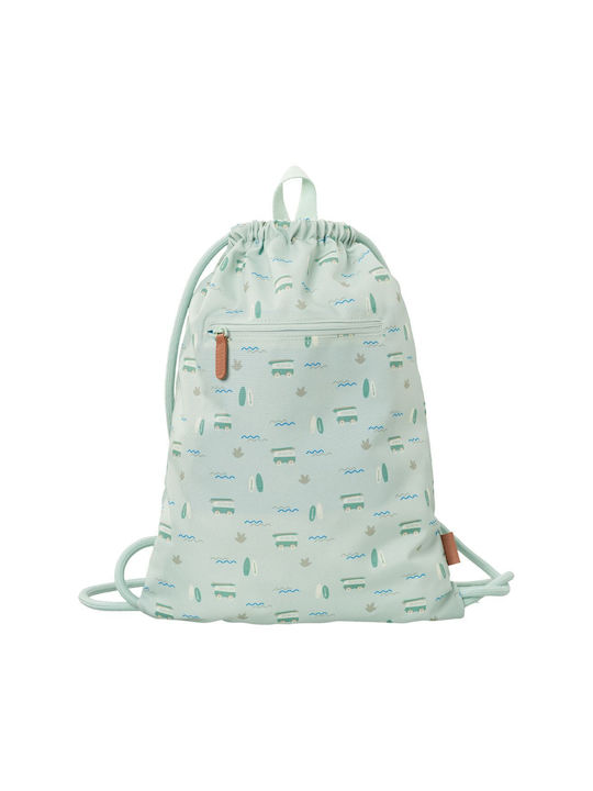 Fresk Kinder Rucksack Beuteltasche Beige 27cmx3...