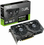 Asus GeForce RTX 4060 8ГБ GDDR6 Dual OC EVO Видеокарта