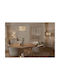 Eglo Wooden Table Lamp for E27 LED with Brown Shade and Base