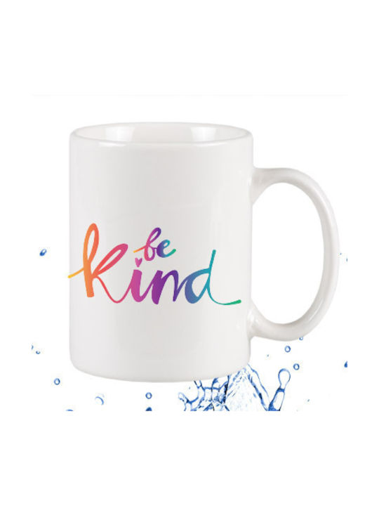 Be Kind Κούπα Κεραμική Λευκή 295ml