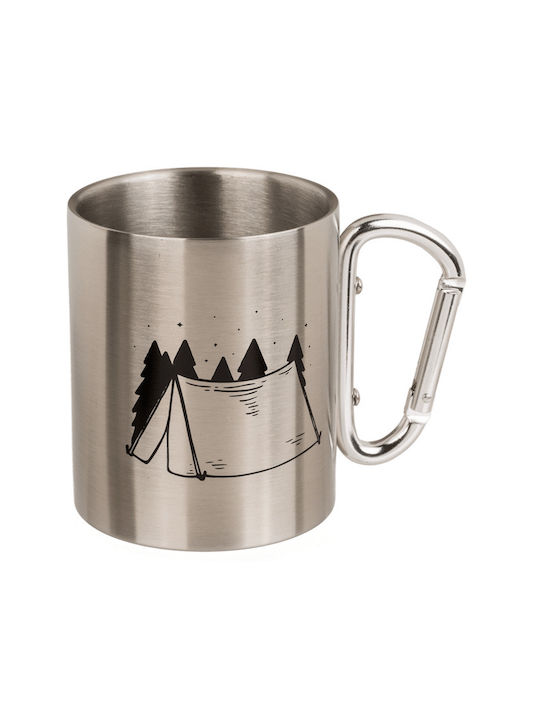 Out of the Blue Mug Metallic Silver