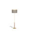 Eglo Santandria Floor Lamp H160xW30cm. with Socket for Bulb E27 Brown